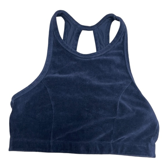 aerie Other - Aerie Corduroy Style Deep Navy Size Large Sports Bra